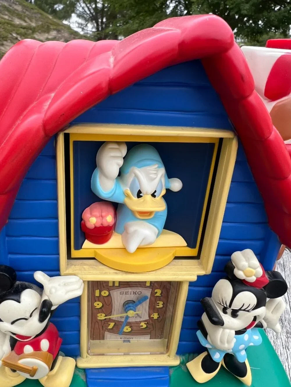 Vintage Disney Mickey, Minnie & Donald Duck - Talking Clock - Seiko